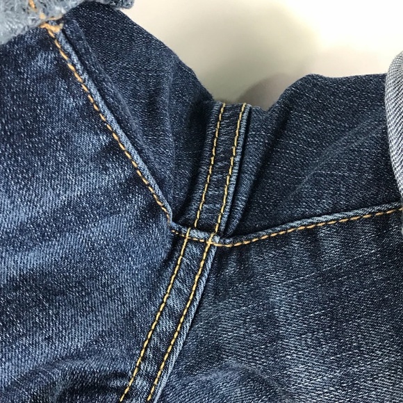 Abercrombie & Fitch Cut Off Denim Shorts Sz26 Ins3 - Picture 8 of 8